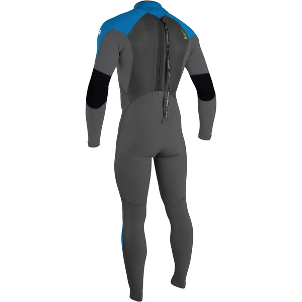 2026 O'Neill Youth Epic 4/3mm Back Zip V&aring;ddragt 4216B - Black / Bali Blue